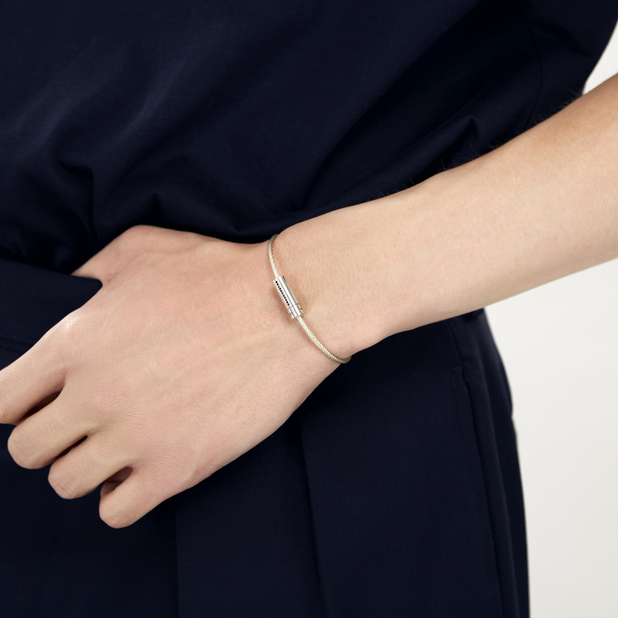 アクセサリー LE GRAMME  33G RIBBON BRACELET POLISH ribbon bracelet 33g – le gramme